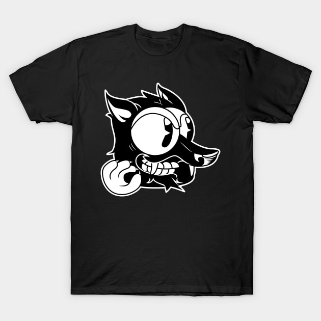 wolf cartoon T-Shirt by Mactivo